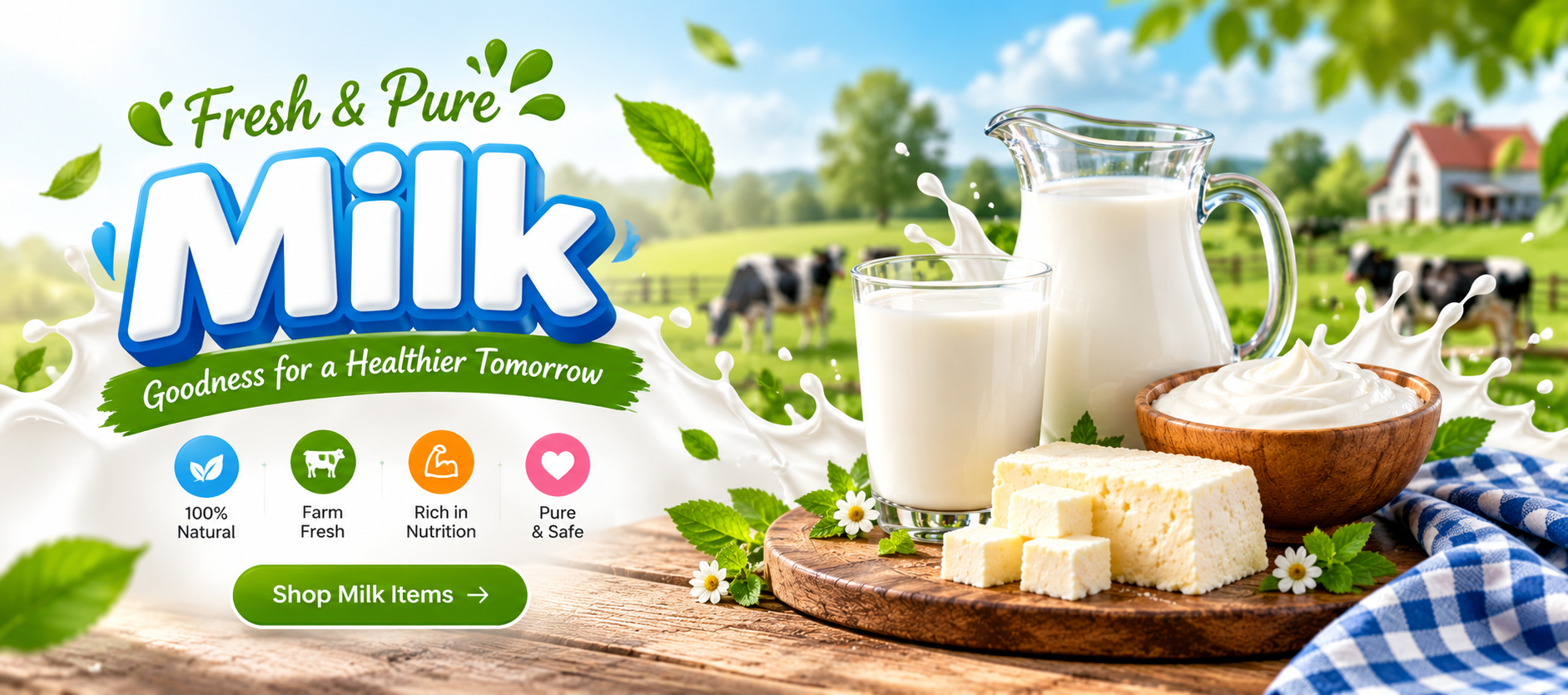 Milk Item banner